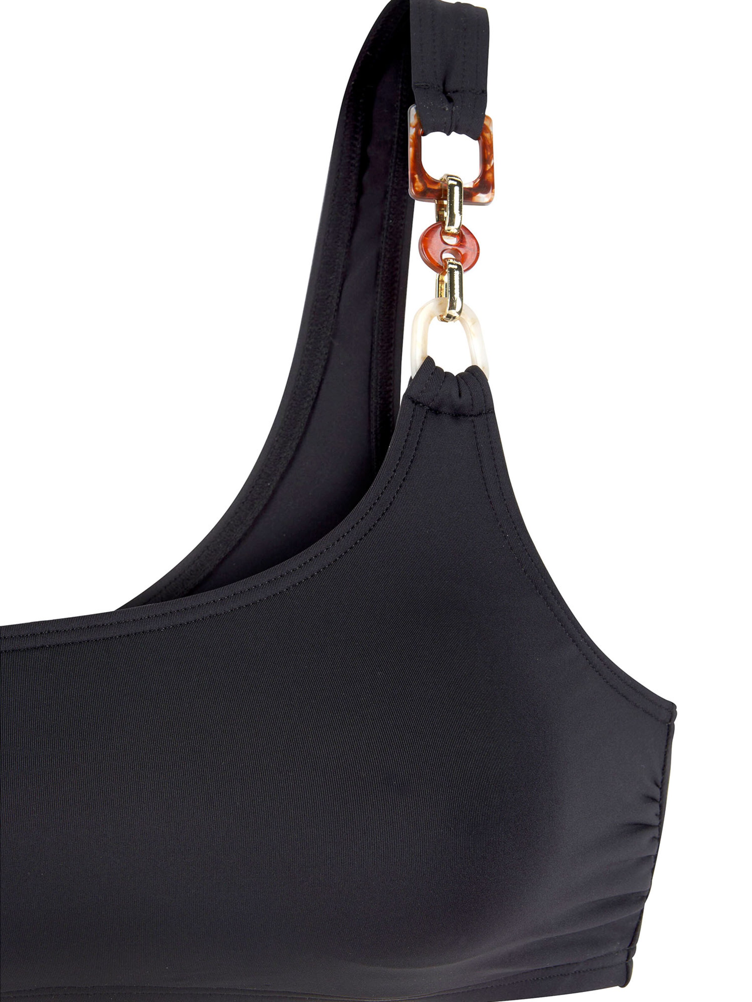 LASCANA Μπουστάκι Τοπ μπικίνι 'Yves' σε μαύρο