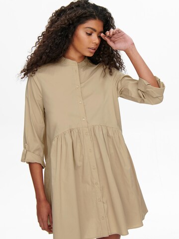 ONLY Shirt Dress 'Ditte' in Beige