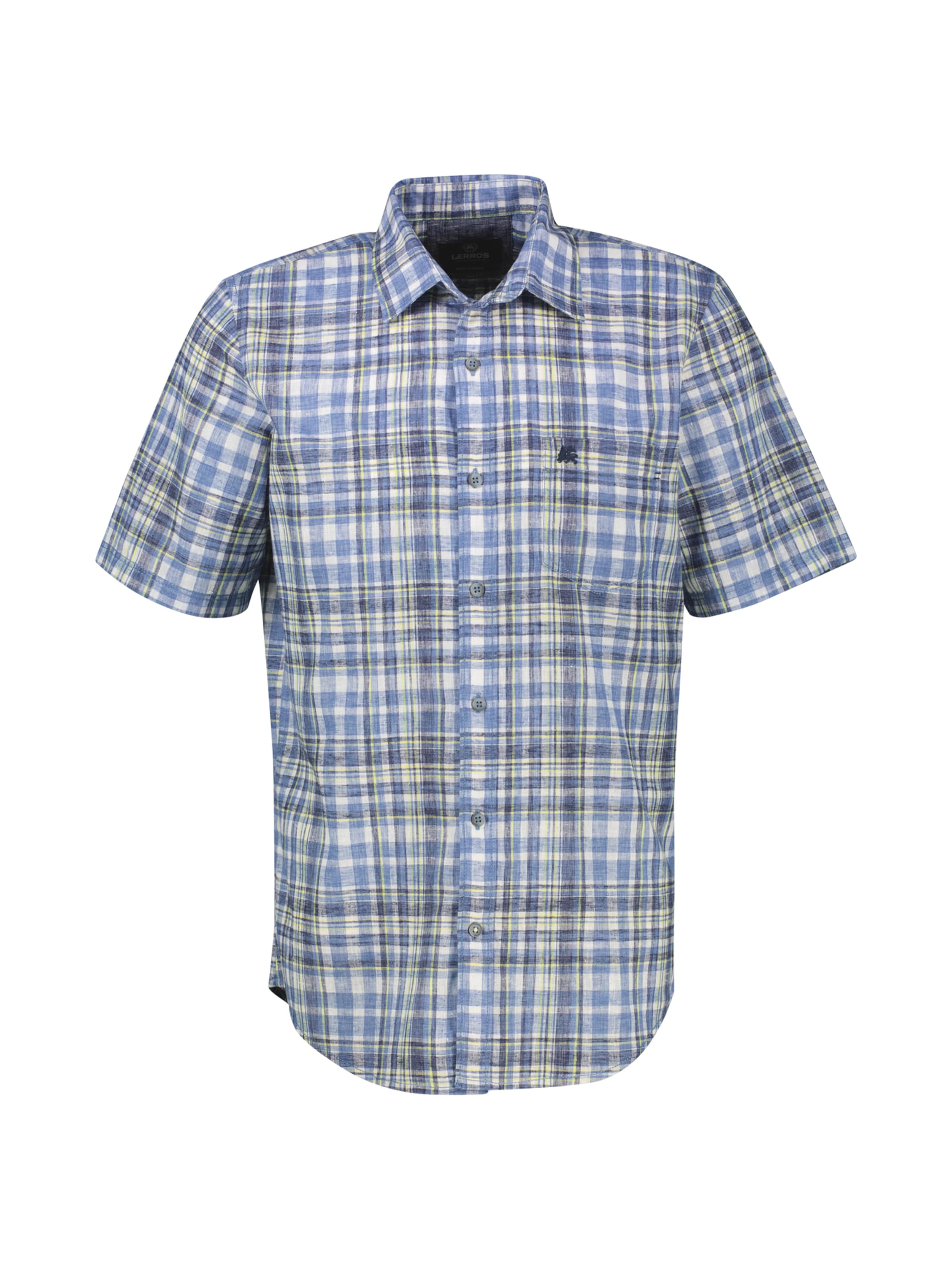 LERROS Button Up Shirt in Blue: front