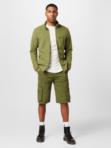 Veste en polaire fonctionnelle JACK WOLFSKIN en vert