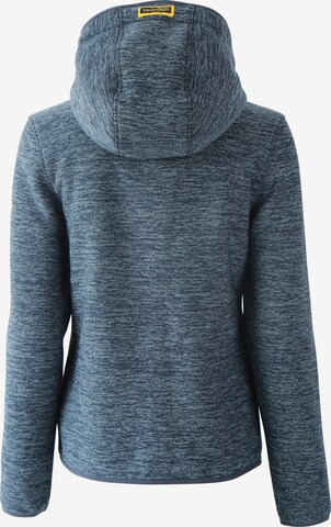 Schmuddelwedda Fleece jas in Blauw