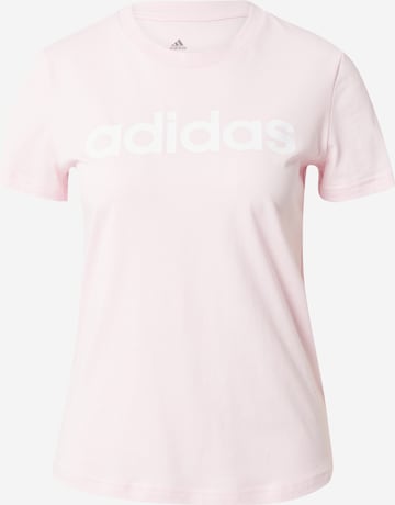 ADIDAS SPORTSWEAR - Camisa funcionais 'Essentials' em rosa: frente