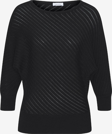 LASCANA Sweater in Black: front