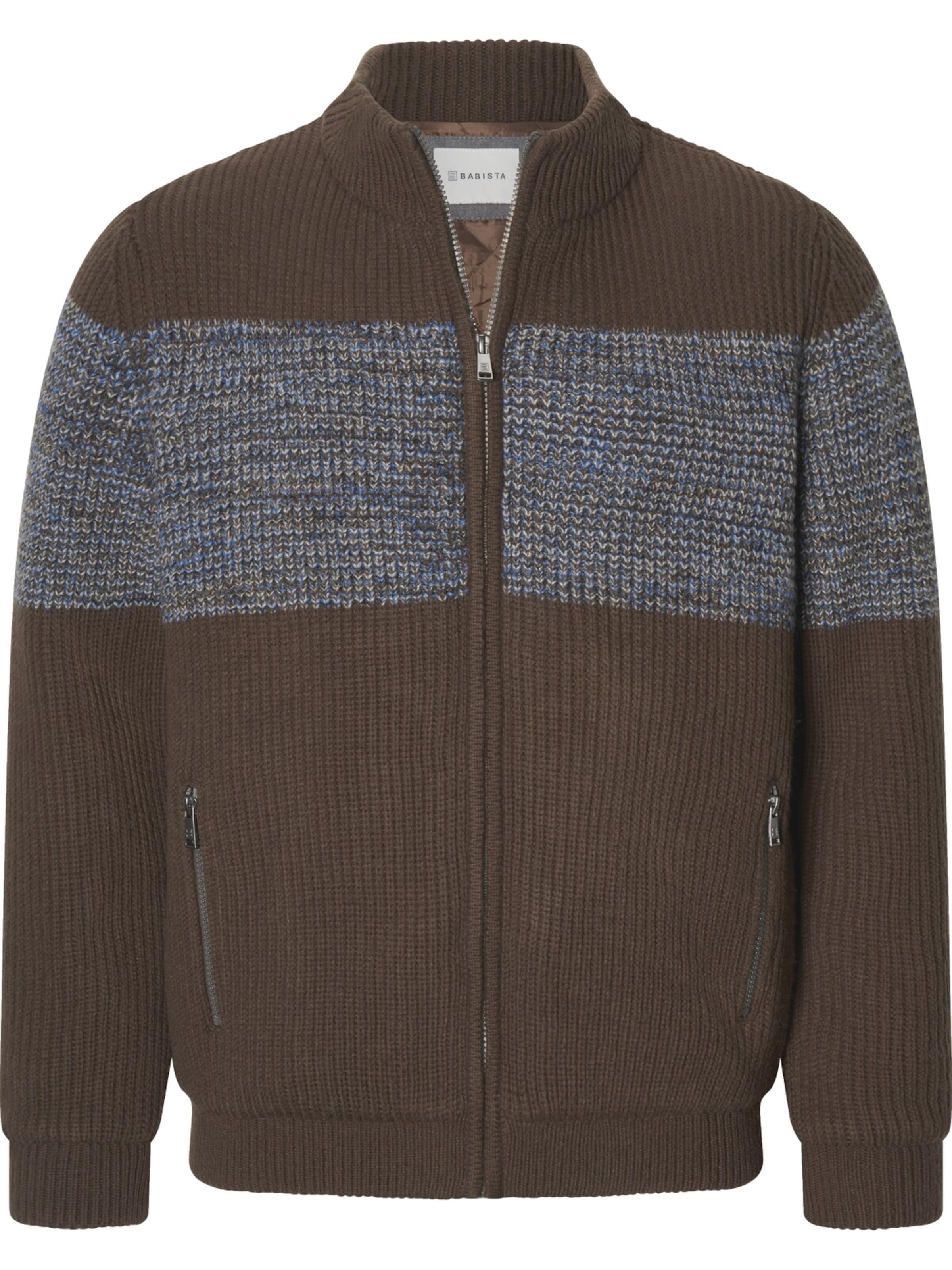 BABISTA Strickjacke 'Brusitati' in Braun: Vorderseite