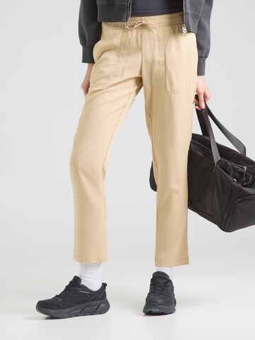 Tapered Pantaloni outdoor 'Montero' de la JACK WOLFSKIN pe bej: față