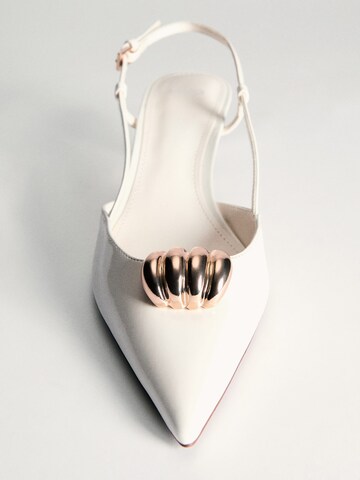 MANGO Pumps 'Imagine' in Weiß