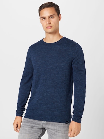 Pull-over GARCIA en bleu : devant