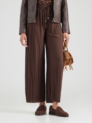 Hailys Loosefit Παντελόνι 'Fa44biola' σε καφέ: μπροστά