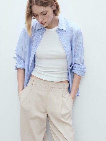 MANGO Regular Pantalon 'CESARV' in Beige