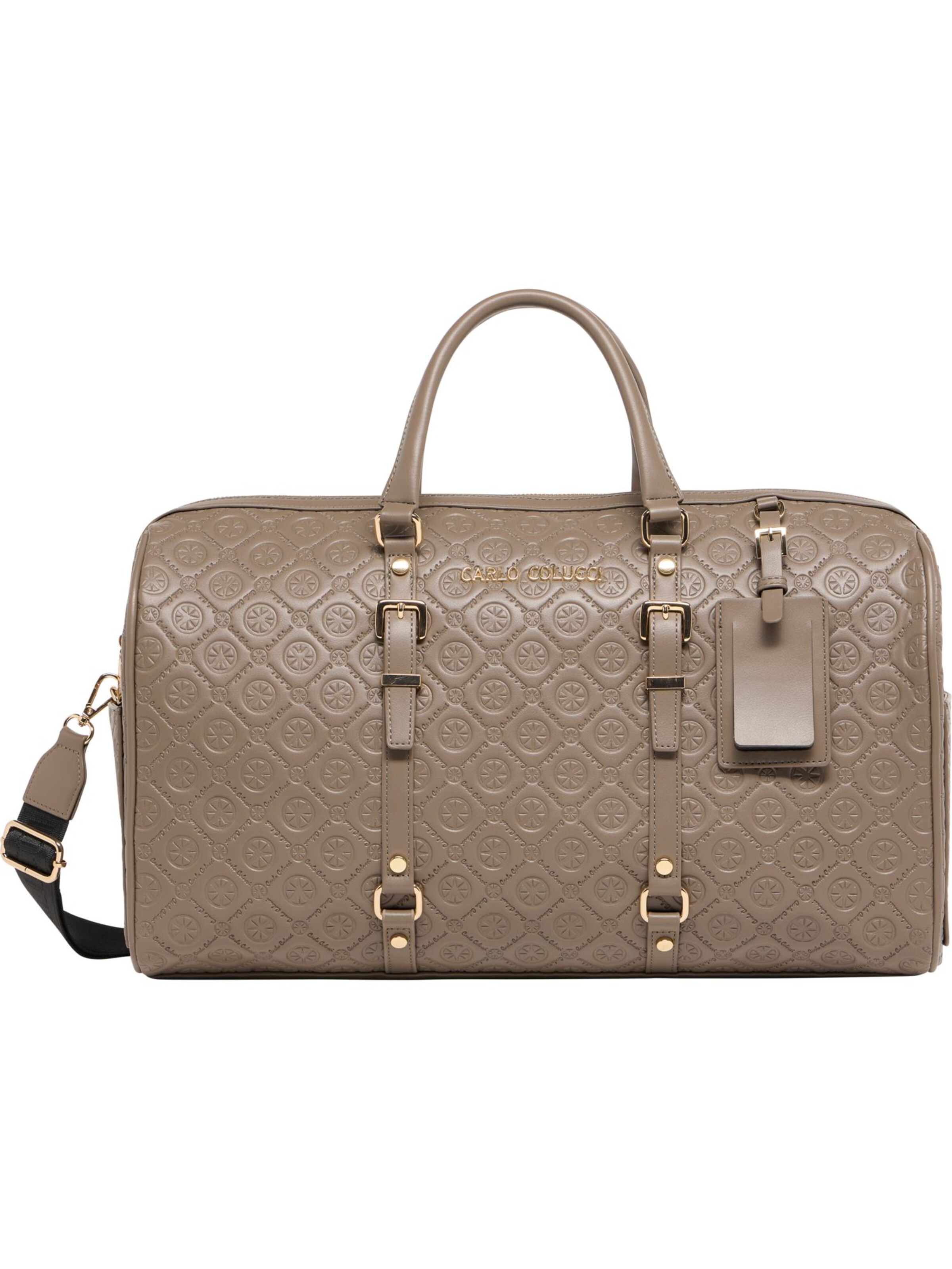 Carlo Colucci Weekender 'Elian' in Grau: Vorderseite