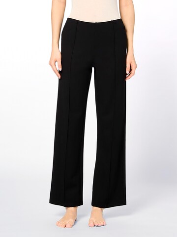 Nur Die - Acampanado Pantalón ' Elegant Pants ' en negro: frente