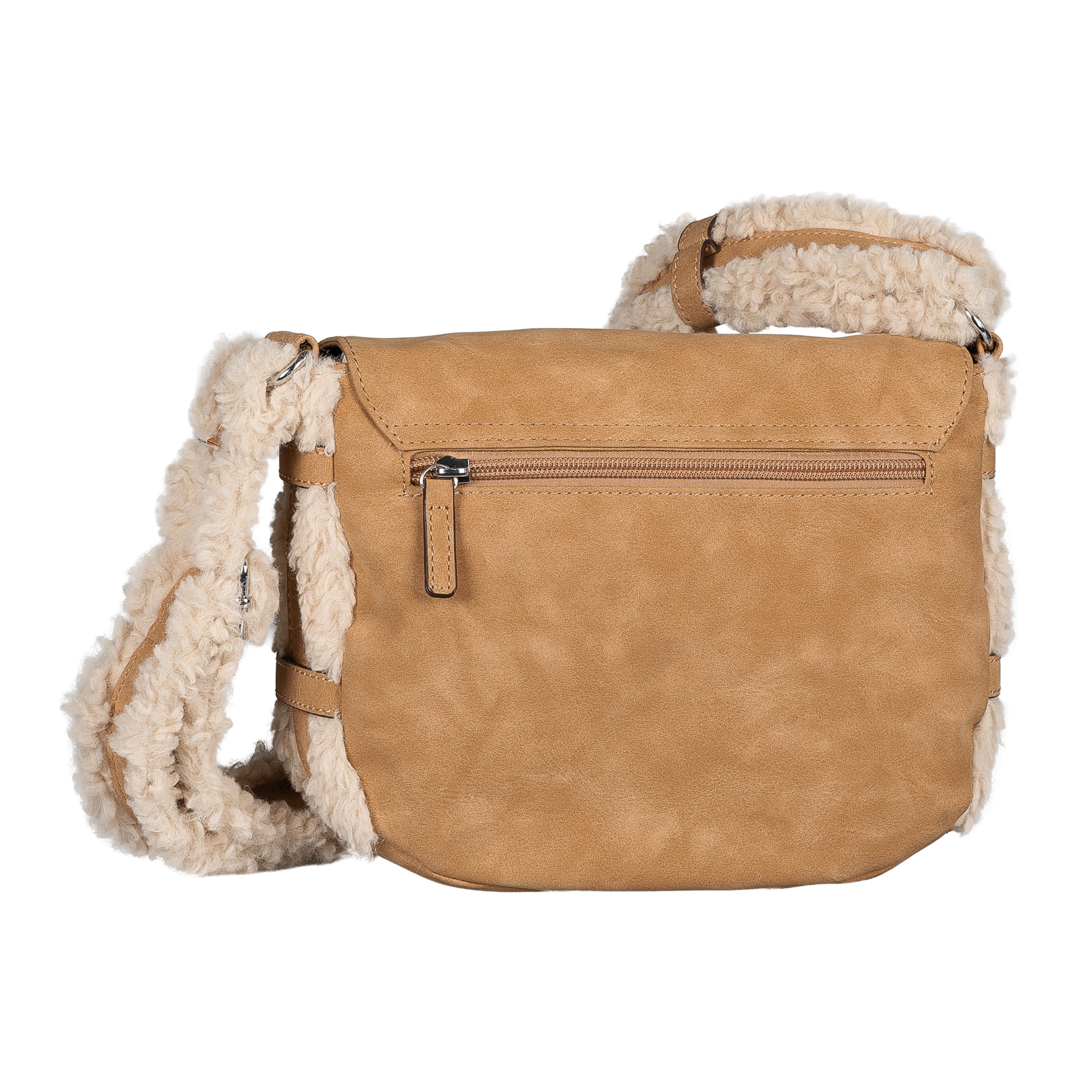 TOM TAILOR Umhängetasche in Beige