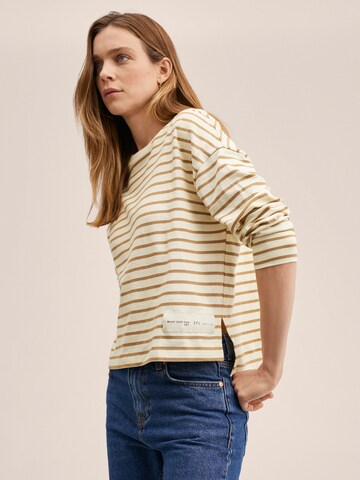 MANGO Shirt 'TRAY' in Bruin: voorkant