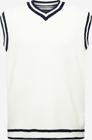 BURTON MENSWEAR LONDON Pullunder in blau / weiß, Produktansicht