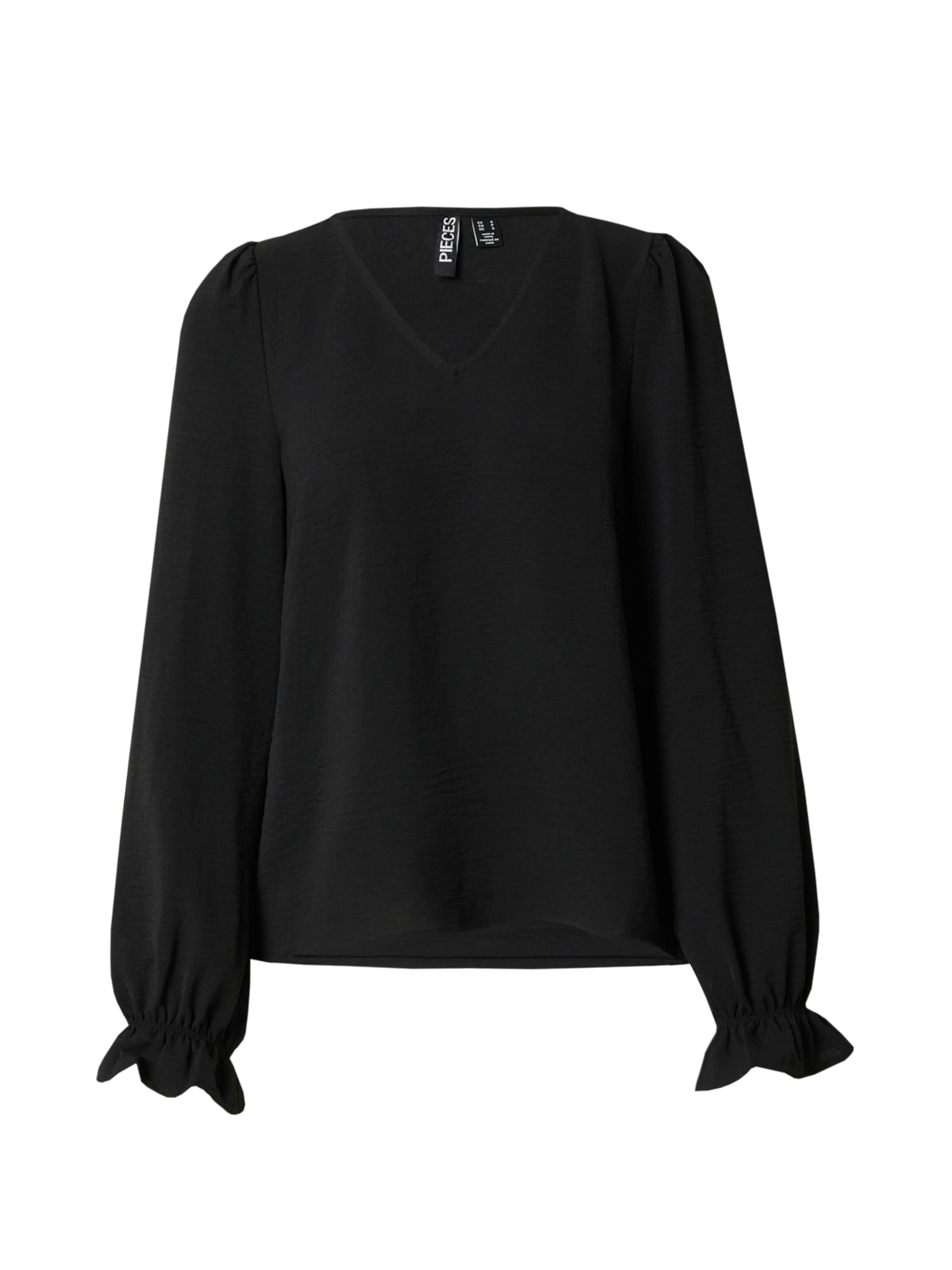 Chemisier 'PCTIFFANY' PIECES en noir : devant