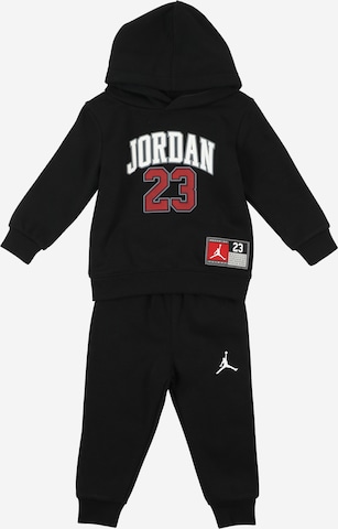 Jordan Sweatsuit in Black: front