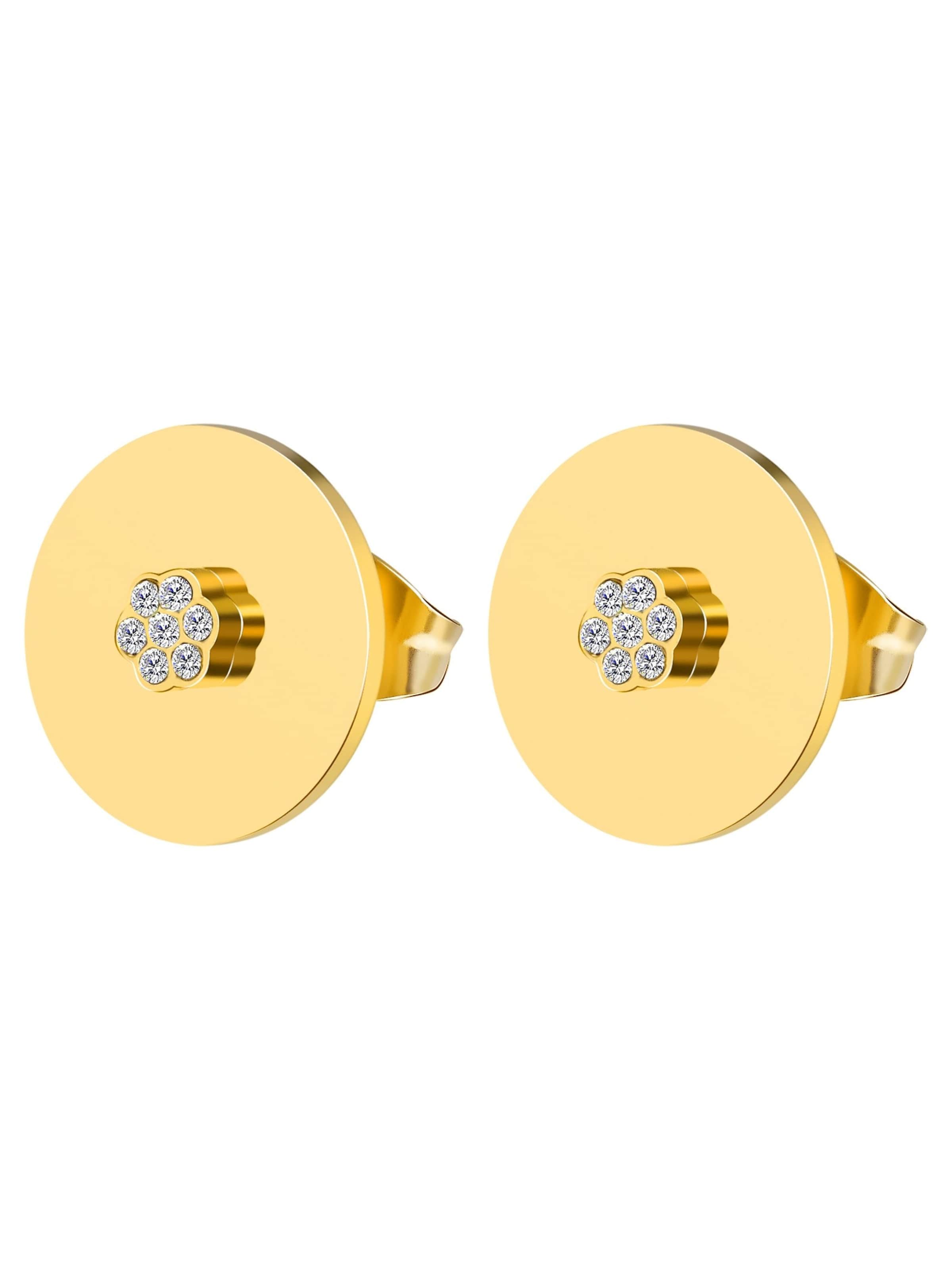 Akzent Earrings 'Julie, langlebig' in Gold