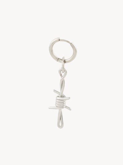 YParis Örhängen 'Boucle Berlin S' i 2.5 cm x 2.5 cm i silver, Produktvy