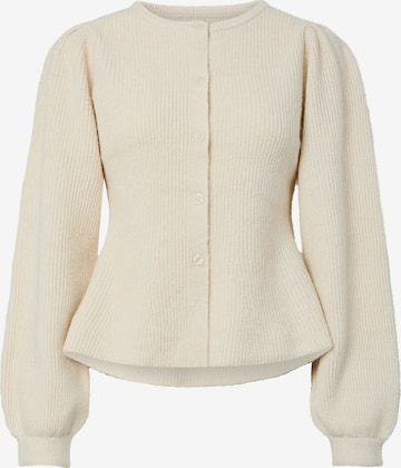 PIECES Kardigan 'PCSILLY' – béžová: přední strana