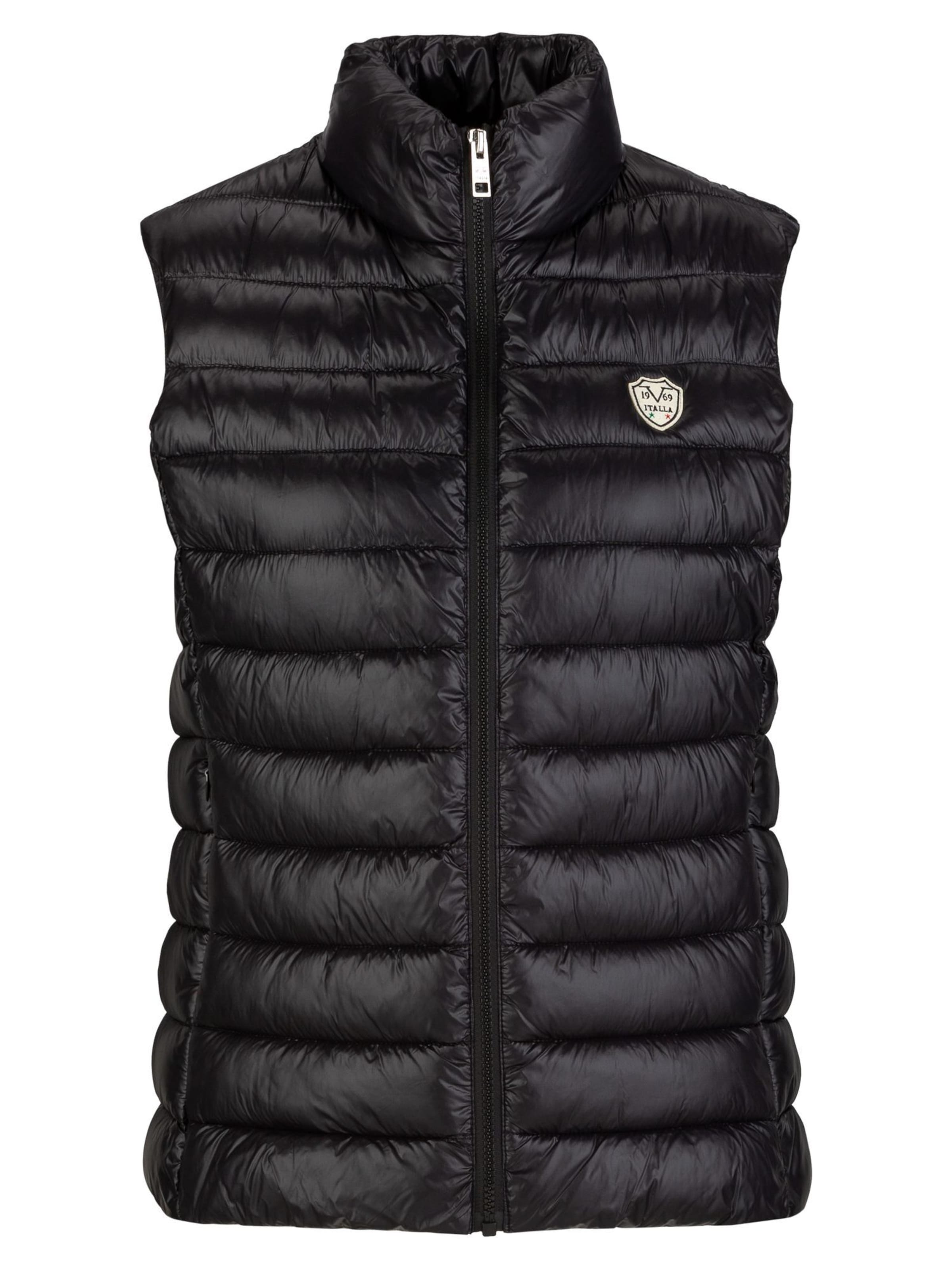 19V69 ITALIA Vest 'Bruna' i sort: forside