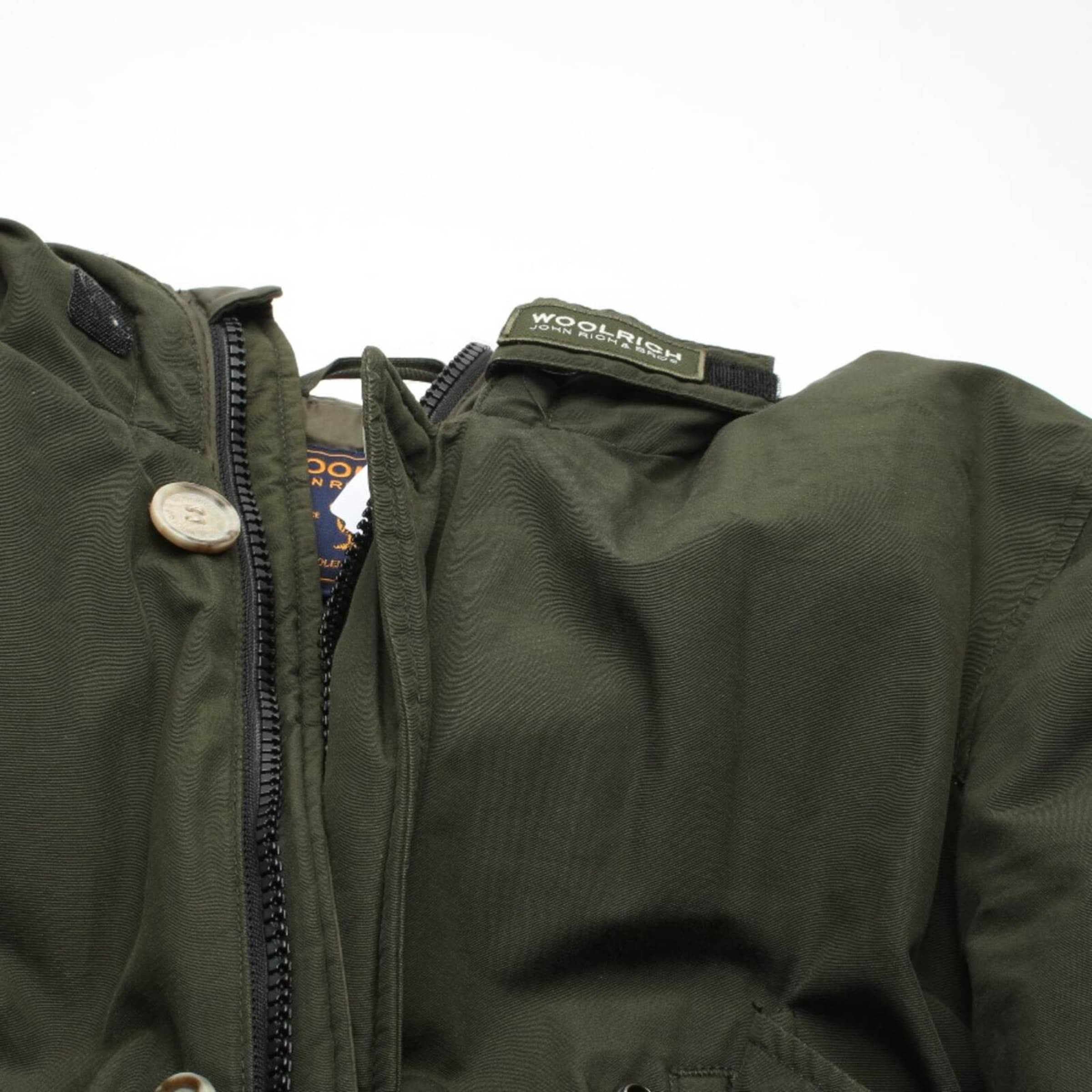 Woolrich Winterjacke / Wintermantel XXL in Grün