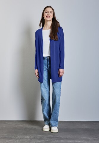 STREET ONE Knit Cardigan in Blue