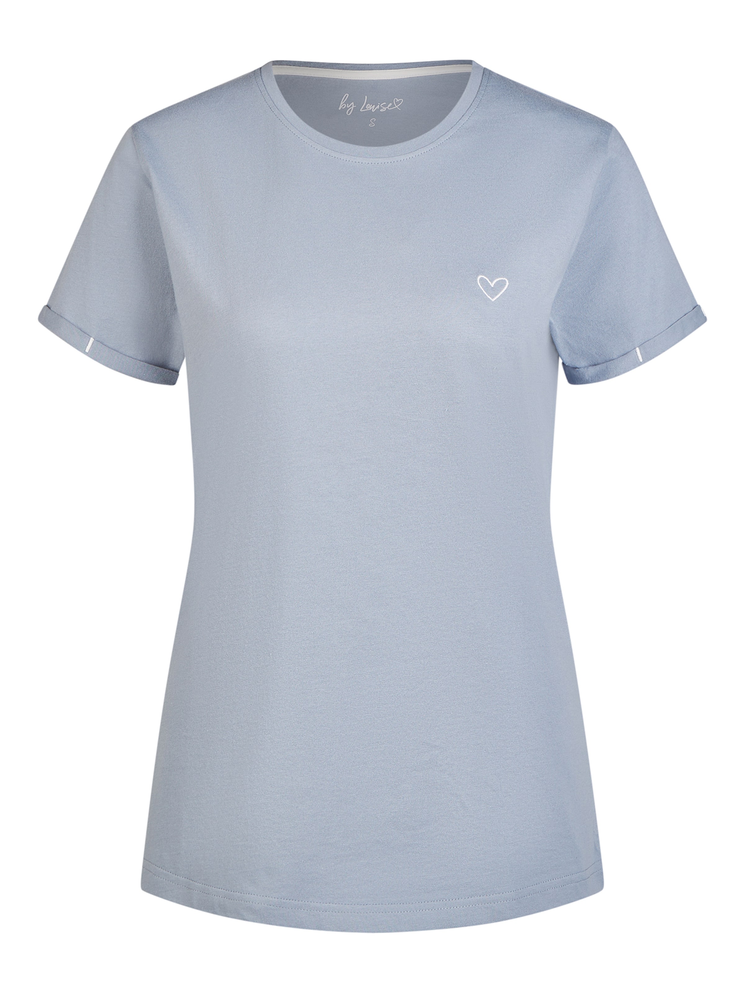 By Louise T-Shirt ' Mix & Match ' in Blau: Vorderseite