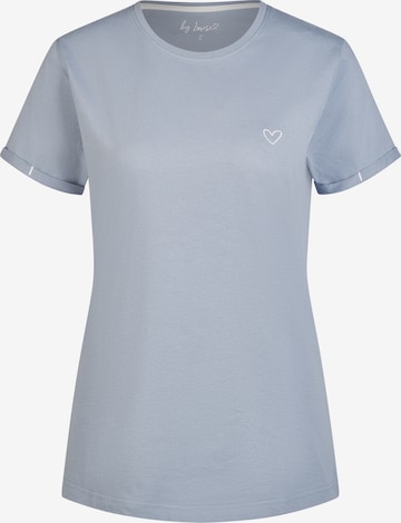 By Louise Pajama Shirt ' Mix & Match ' in Blue: front