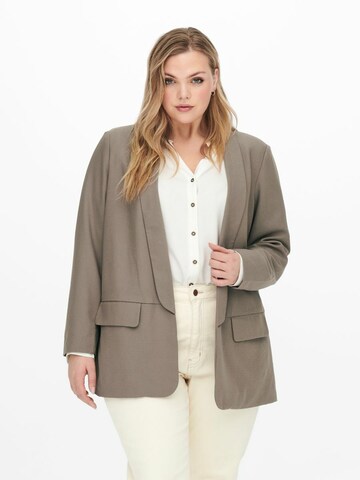 ONLY Carmakoma Blazer 'CECILI' in Brown: front
