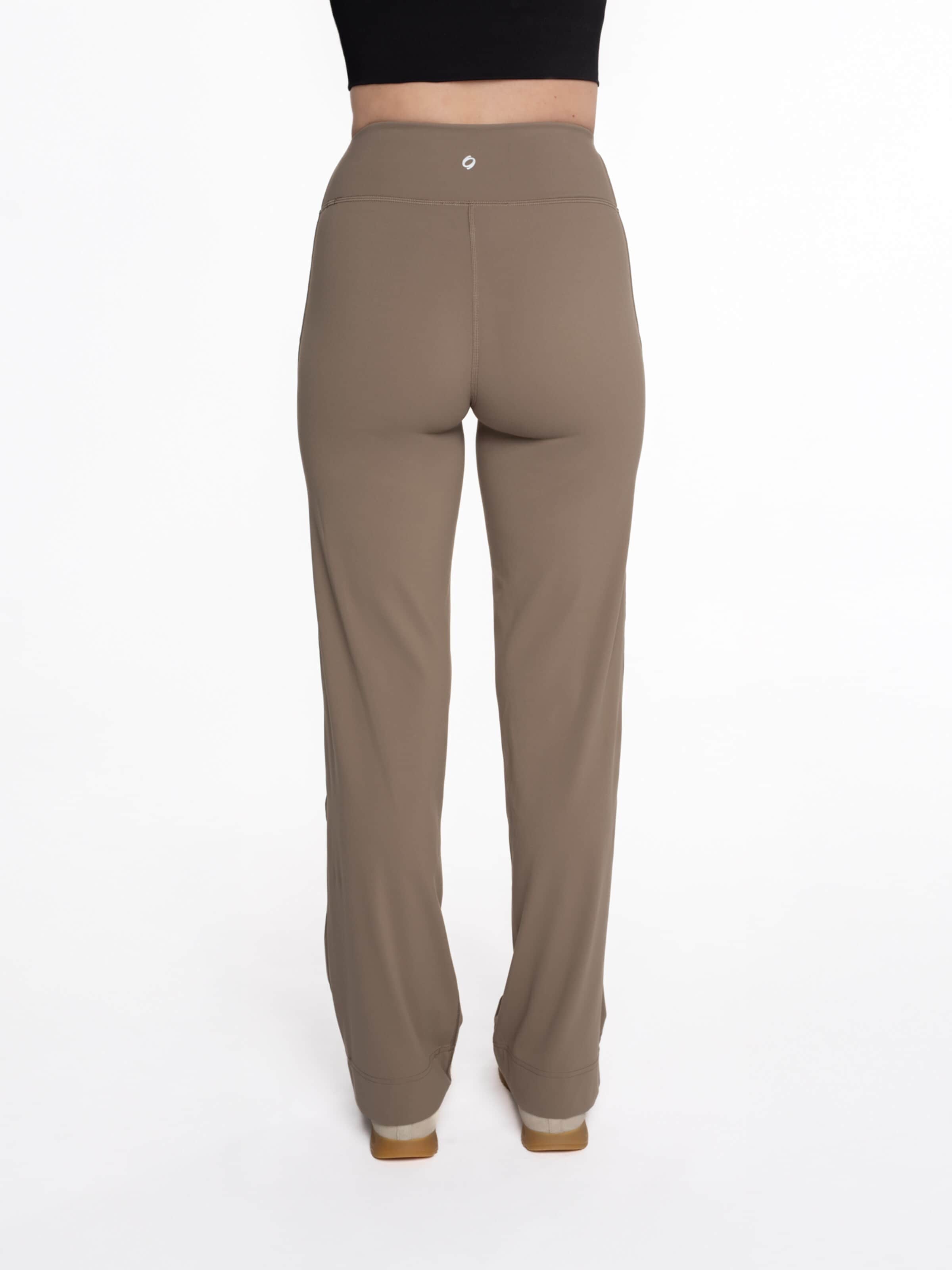 mymotus Wide leg Sports trousers 'Damen Sporthose , myotus® ladies jazzpant YW101' in Beige