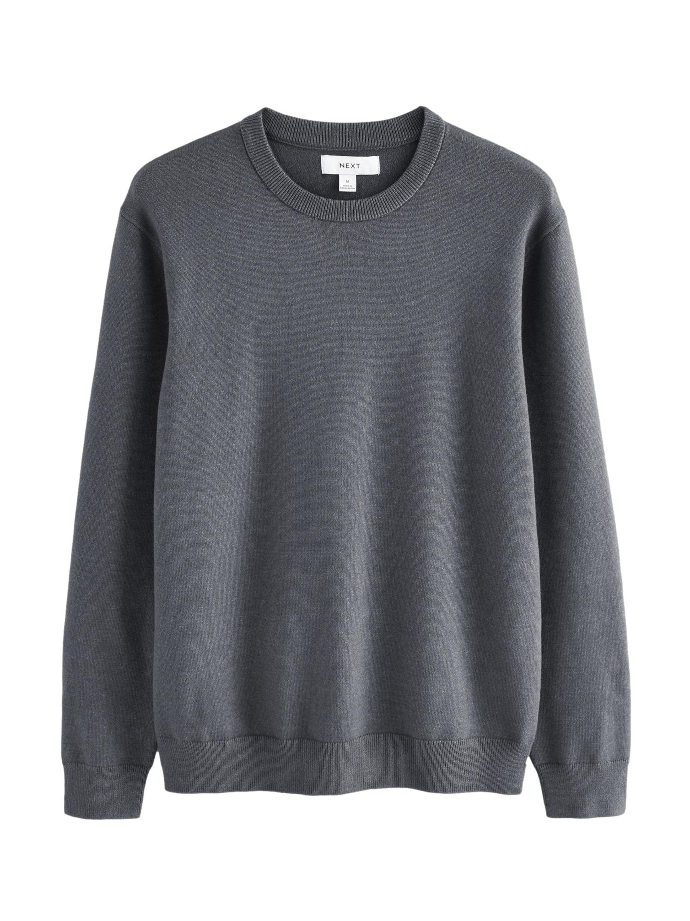 Next Pull-over en gris foncé, Vue avec produit