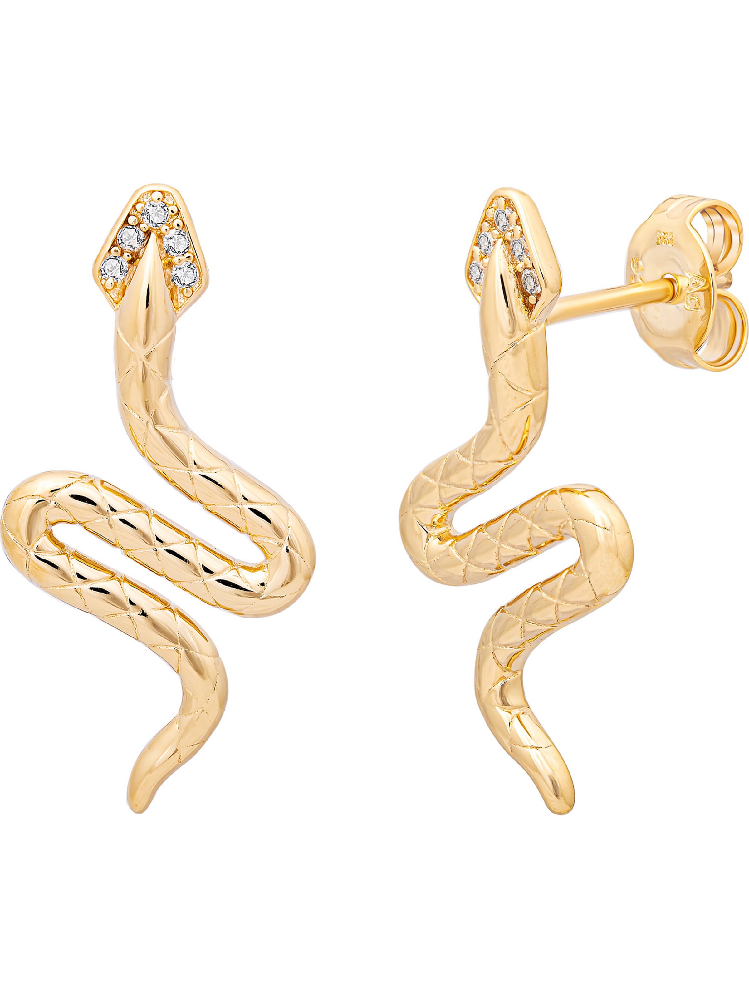 caï Earrings in Gold: front