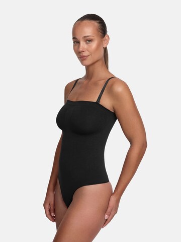 Body modelant 'Trägerloser Bodysuit Sculpting Shapewear mit Slip' cfab (formerly creamy fabrics) en noir