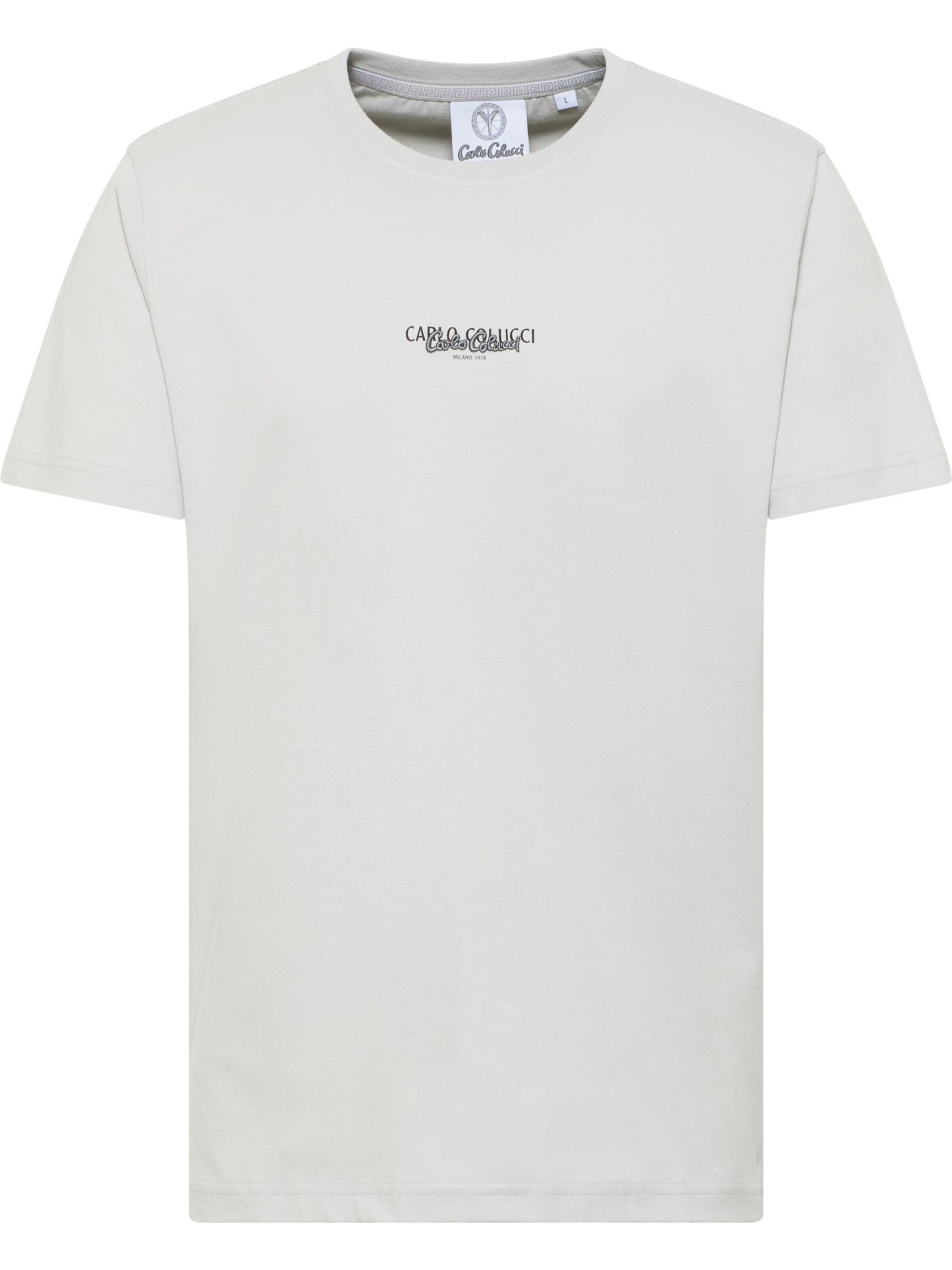 T-Shirt ' De Salvador ' Carlo Colucci en blanc : devant