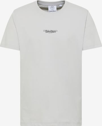 T-Shirt ' De Salvador ' Carlo Colucci en blanc : devant