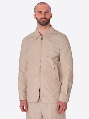Distretto12 - Chaqueta de entretiempo 'Herit' en beige: frente
