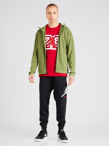 Jordan Zip-Up Hoodie 'AIR' in Green