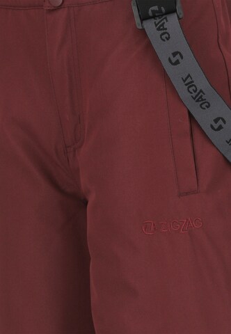 ZigZag Regular Sporthose 'Soho' in Rot