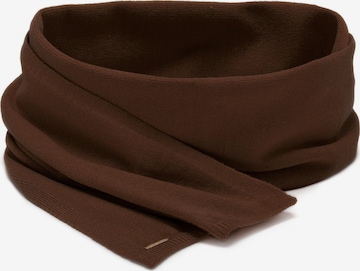 Écharpe '7102' Vivisence en marron : devant