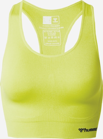 Bustier Soutien-gorge de sport 'TIF' Hummel en vert : devant