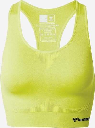 Hummel Soutien-gorge de sport 'TIF' en citron vert, Vue avec produit