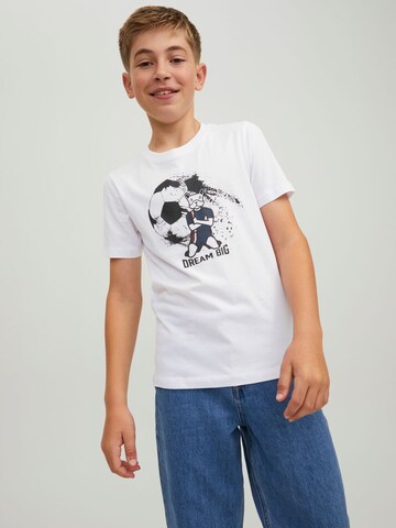 Jack & Jones Junior Koszulka w kolorze biały: przód