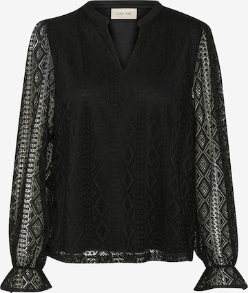 Chemisier 'Danika' Cream en noir : devant