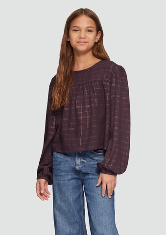 s.Oliver Bluse in Lila: Vorderseite