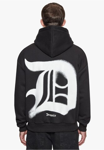 Dropsize Sweatshirt in Schwarz: Vorderseite