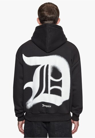 Dropsize - Sudadera en negro: frente