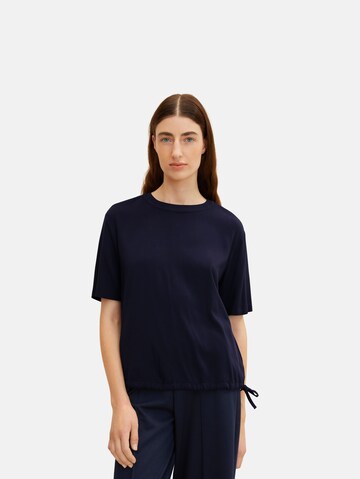 TOM TAILOR Bluse in Blau