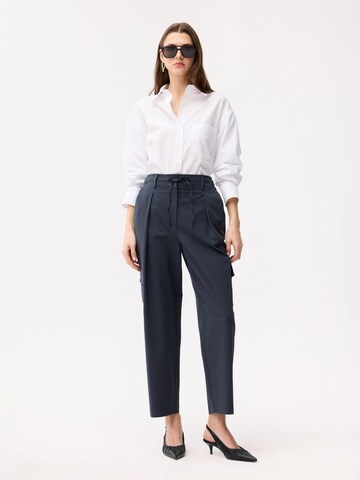 Regular Pantalon à pince adl en bleu