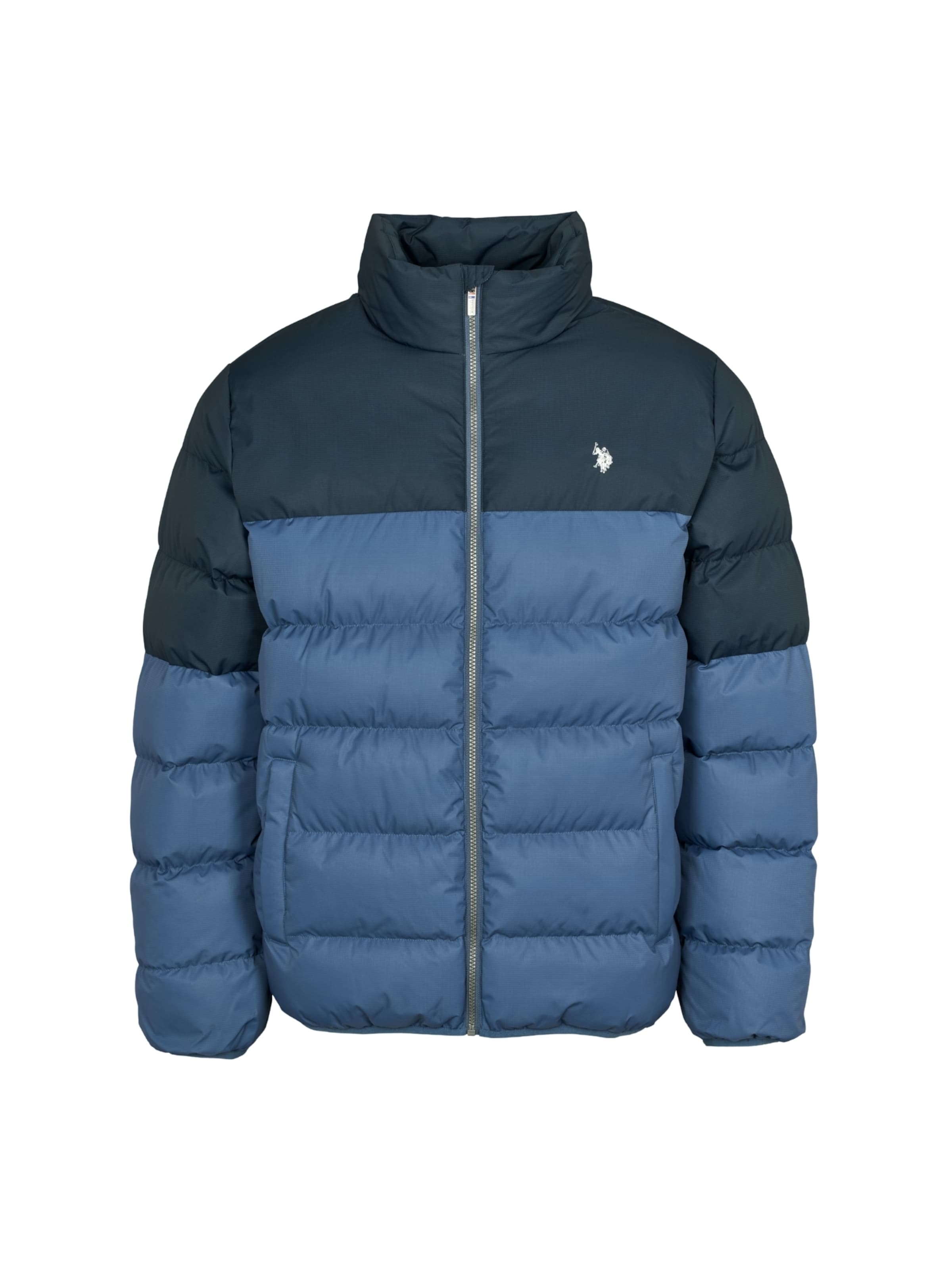 U.S. POLO ASSN. Välikausitakki 'Aleks' värissä sininen: etupuoli