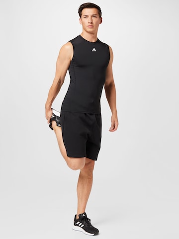 ADIDAS PERFORMANCE Performance Shirt 'Techfit ' in Black